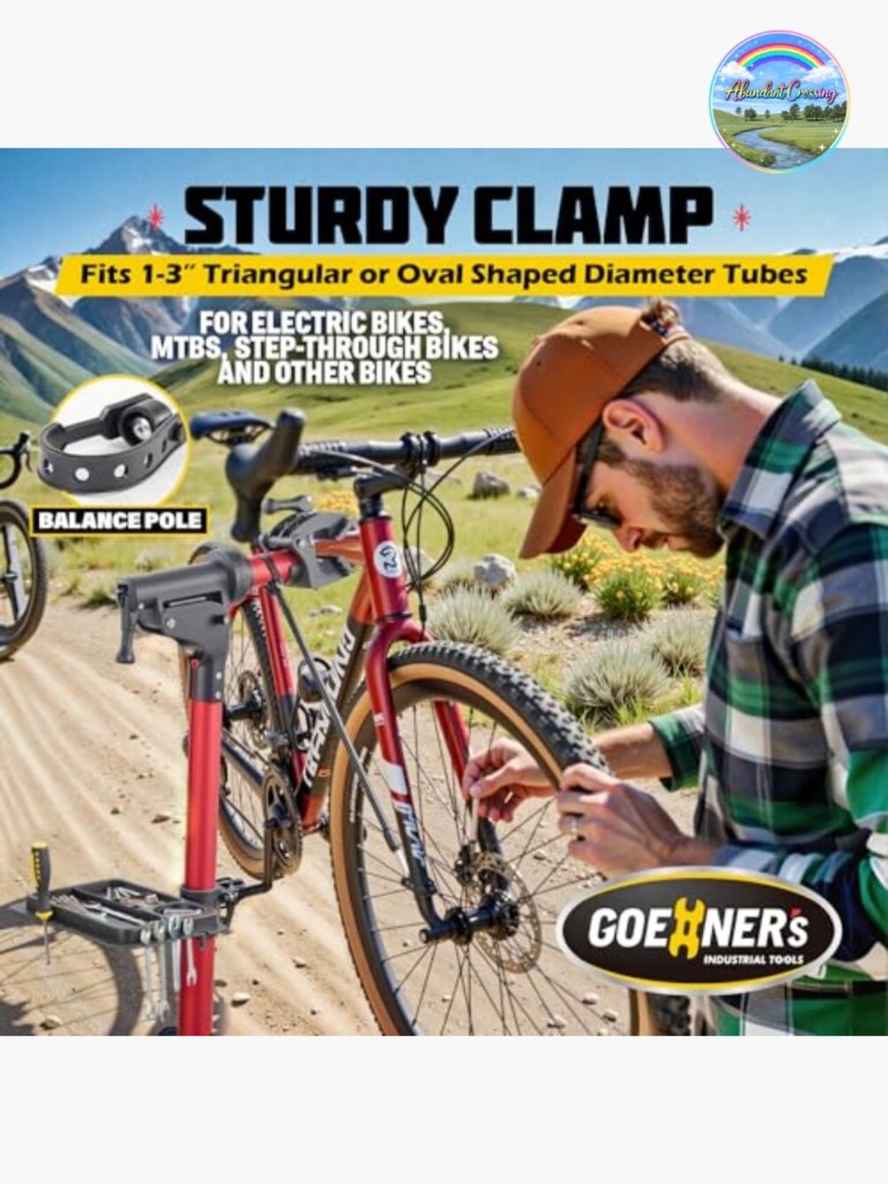 Upgrade 2.0 Bike Repair Stand - Portable Aluminum Bicycle Workstand Max 110 Lbs View 5
